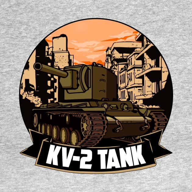 KV-2 heavy TANK by theanomalius_merch